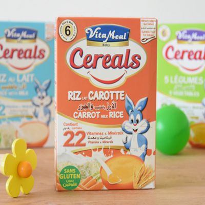 VitaMeal Baby Cereals sans gluten riz carottes